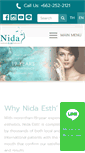Mobile Screenshot of nidaskincosmetic.com